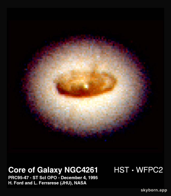 The Heart Of NGC 4261