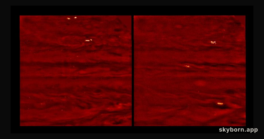 Night Lightning on Jupiter