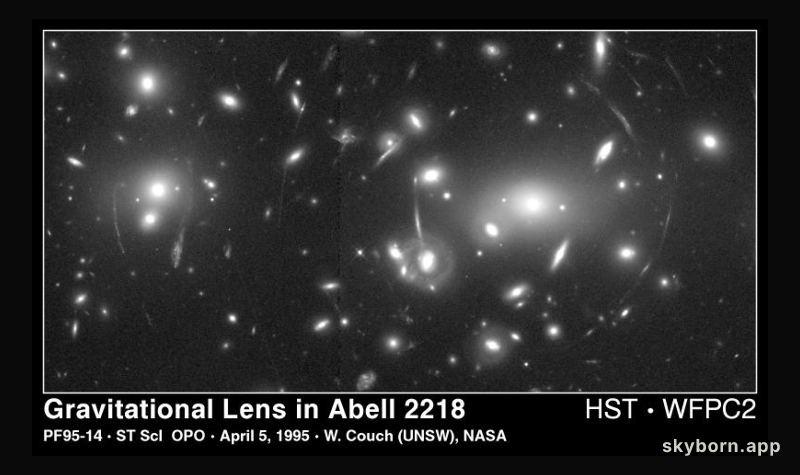 Abell 2218: A Galaxy Cluster Lens