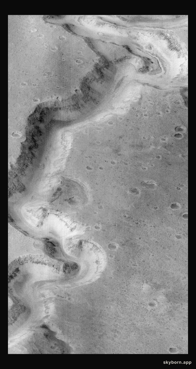 A Martian River Bed?