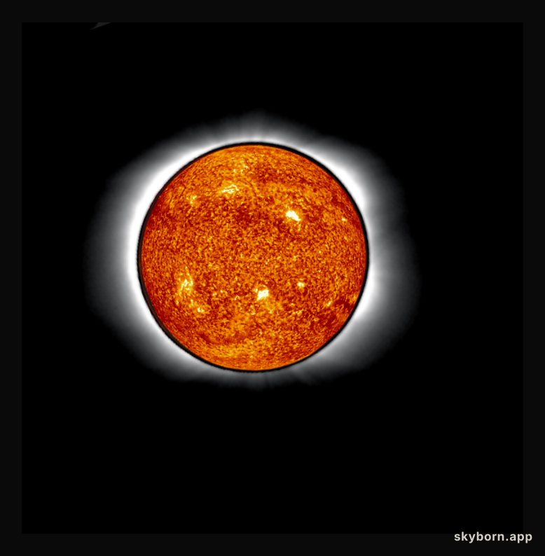 Solar Eclipse: A Composite View