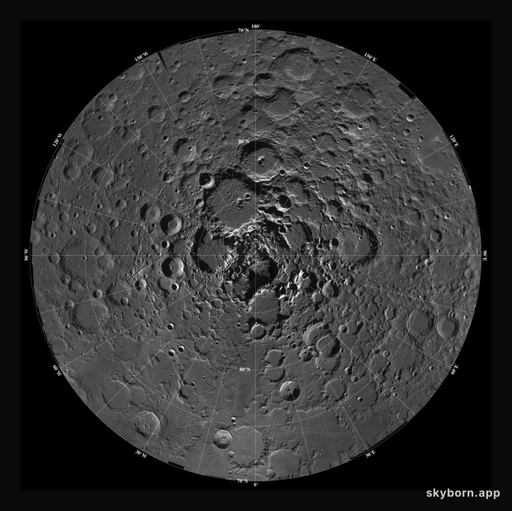 Water Ice At The Lunar Poles