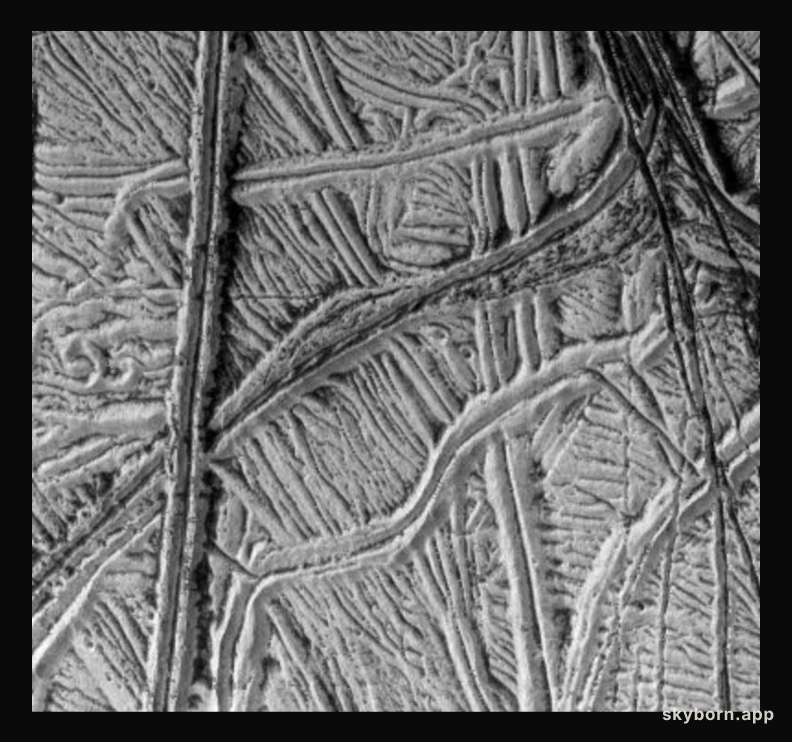 Cracks and Ridges on Europa
