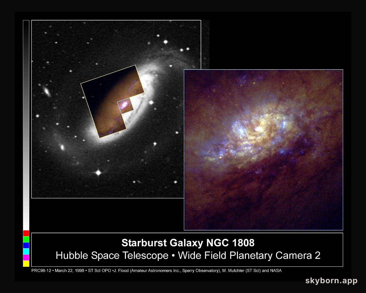 Starbirth in NGC 1808