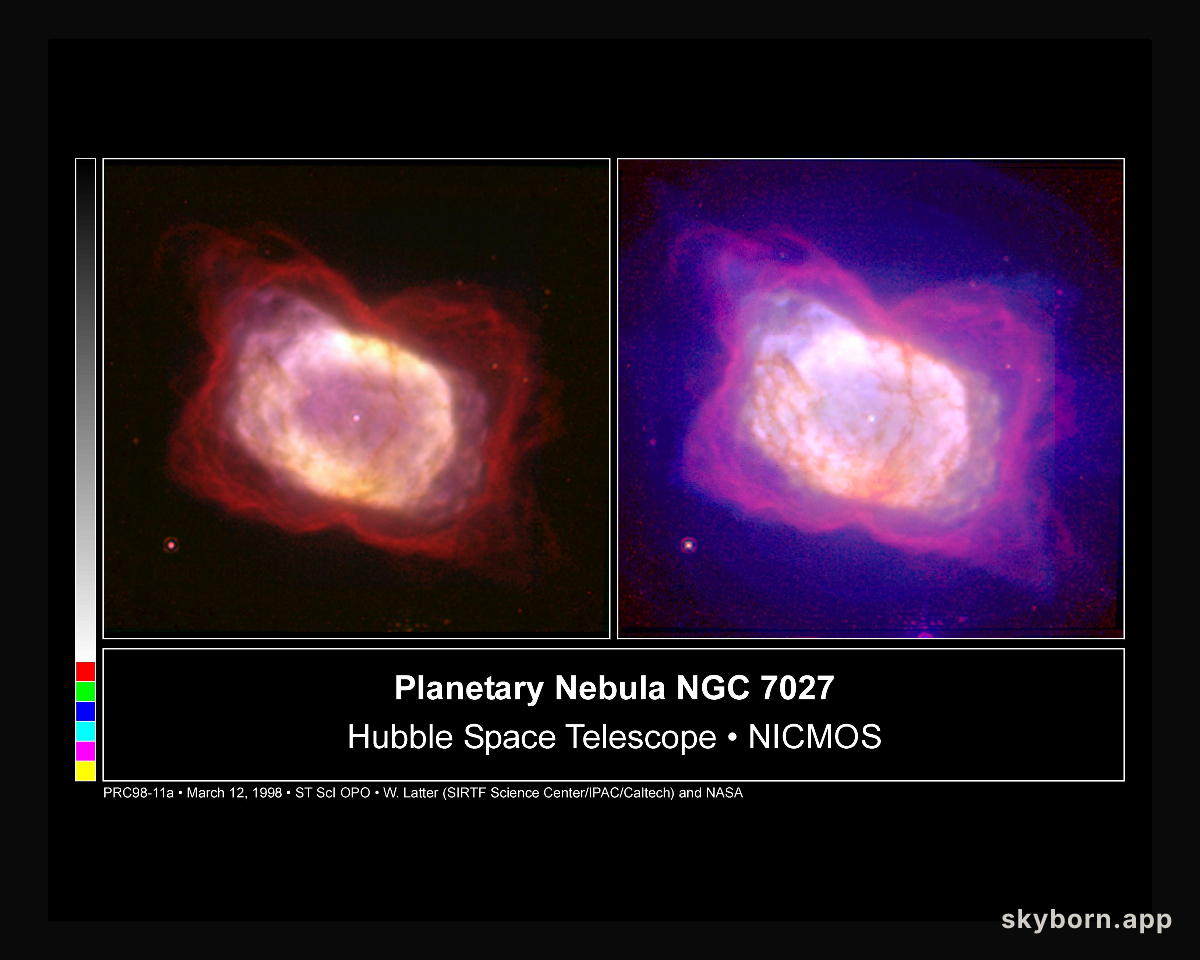 Planetary Nebula NGC 7027 in Infrared
