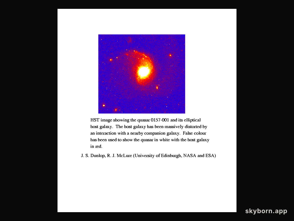 Quasar in an Elliptical Galaxy