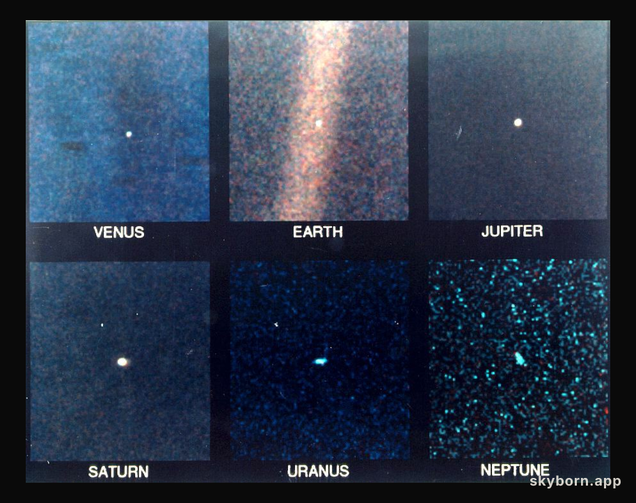 Our Solar System from Voyager