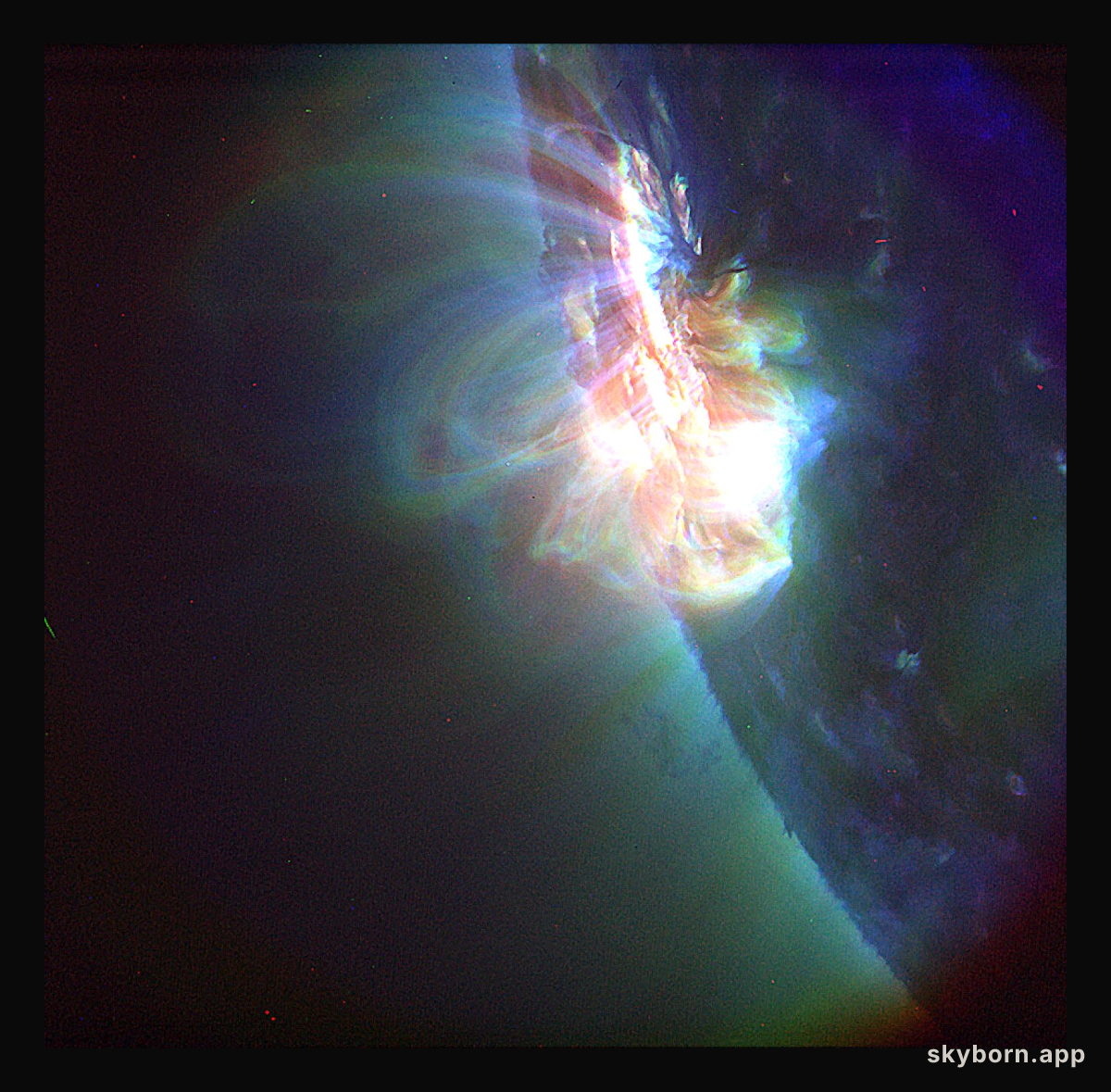 An Active Region of the Sun