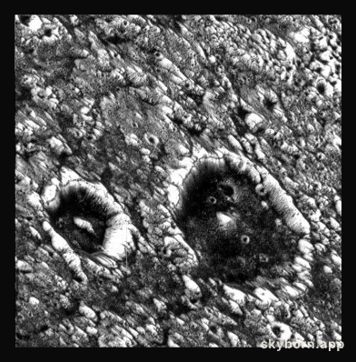 Dark Craters on Ganymede