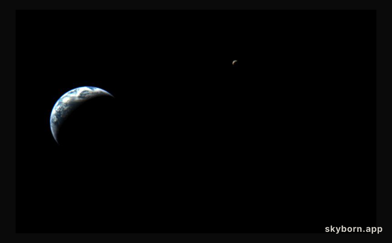 Nozomi: Earth and Moon