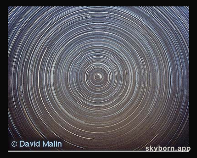 Star Trails in Northern Skies