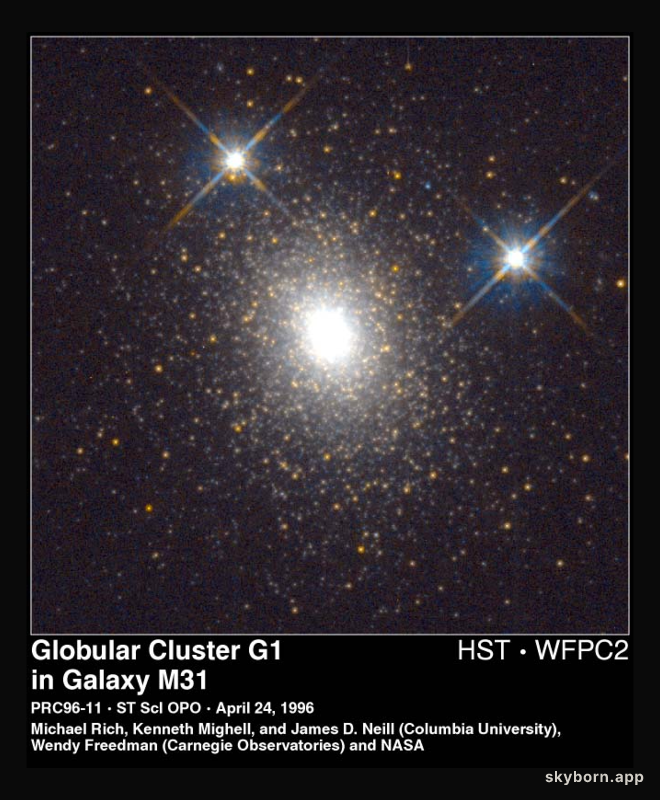 A Giant Globular Cluster in M31