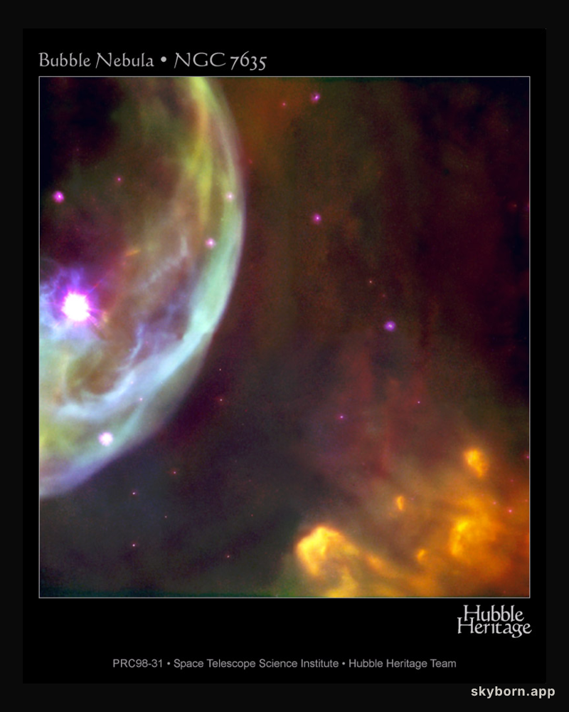 Close-Up of the Bubble Nebula