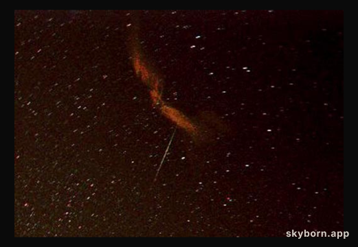 Twisting Meteor Train