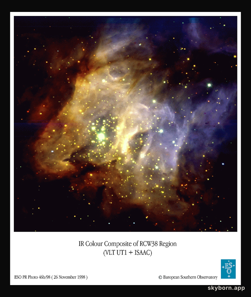 Star-Forming Region RCW38