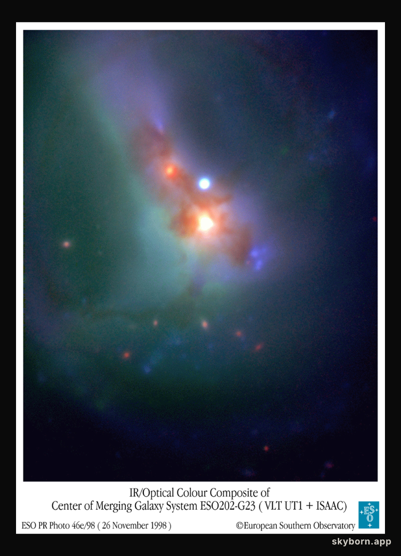 ESO202-G23: Merging Galaxies
