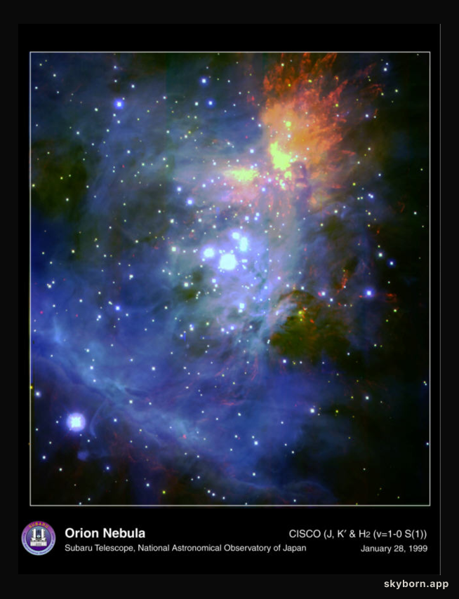 The Orion Nebula from Subaru