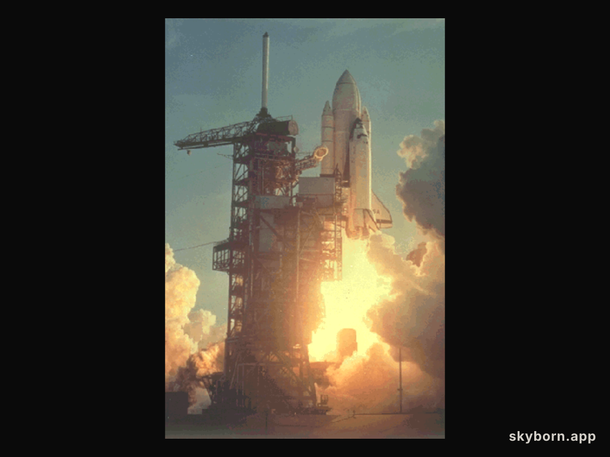 Liftoff of Space Shuttle Columbia