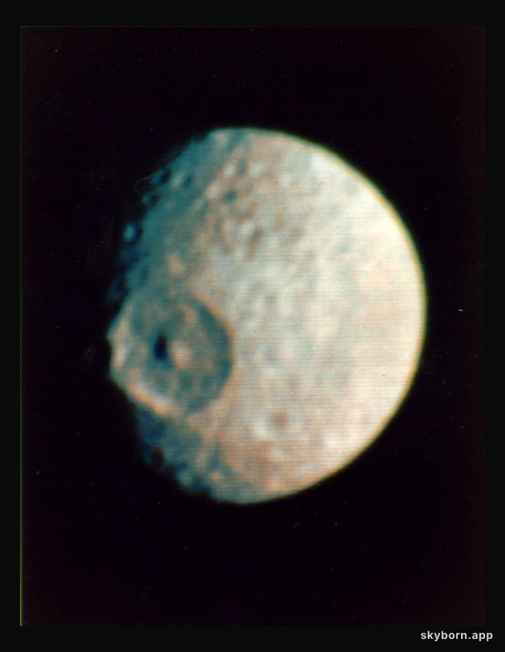 Mimas: Small Moon with a Big Crater