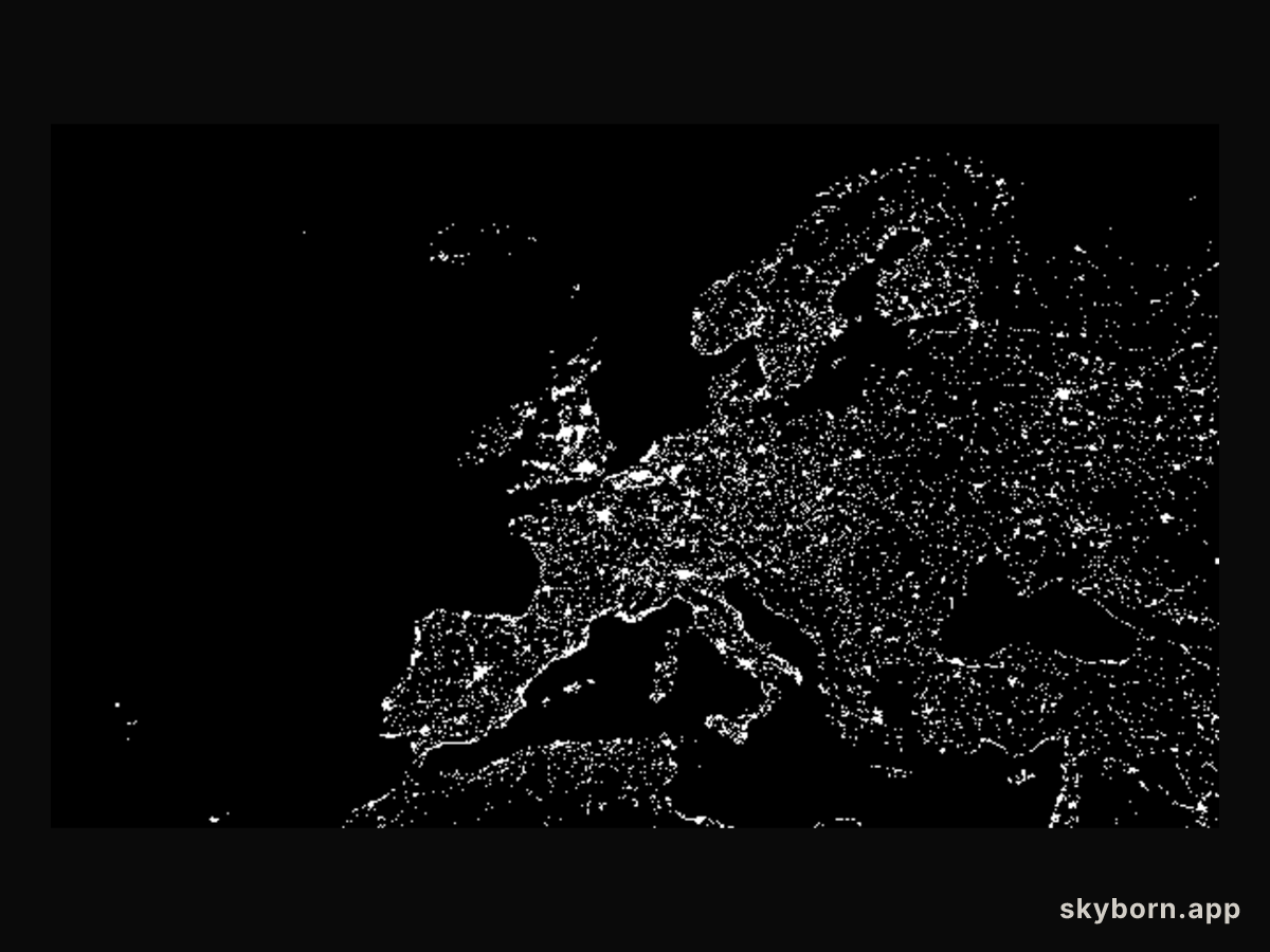 Europe at Night