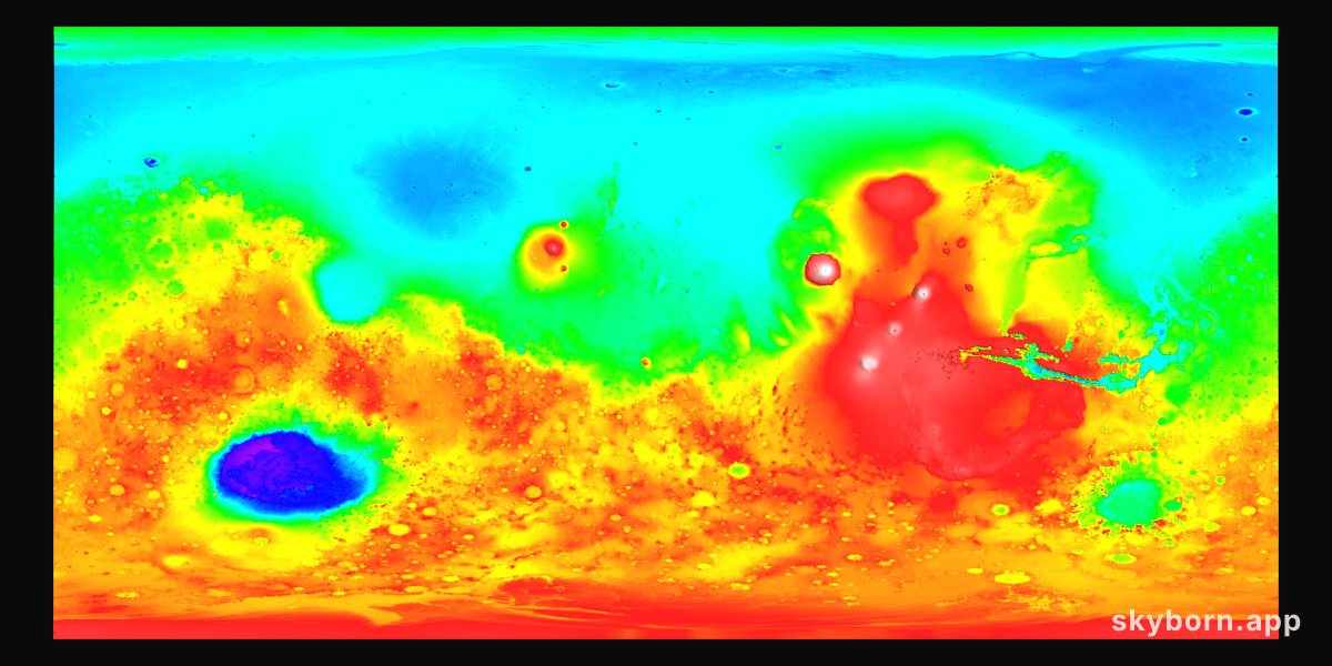 Topographical Mars