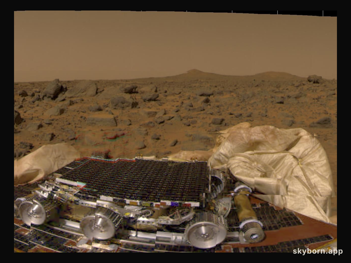 A Landing On Mars
