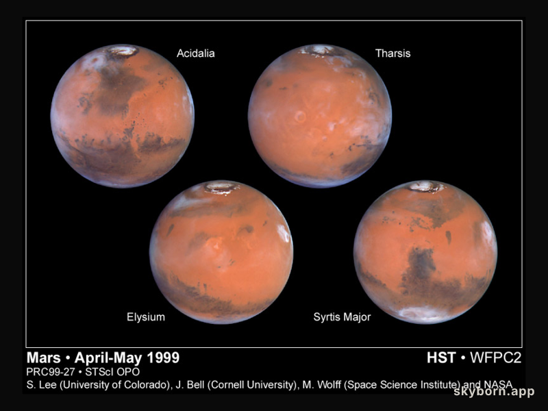 Four Faces of Mars