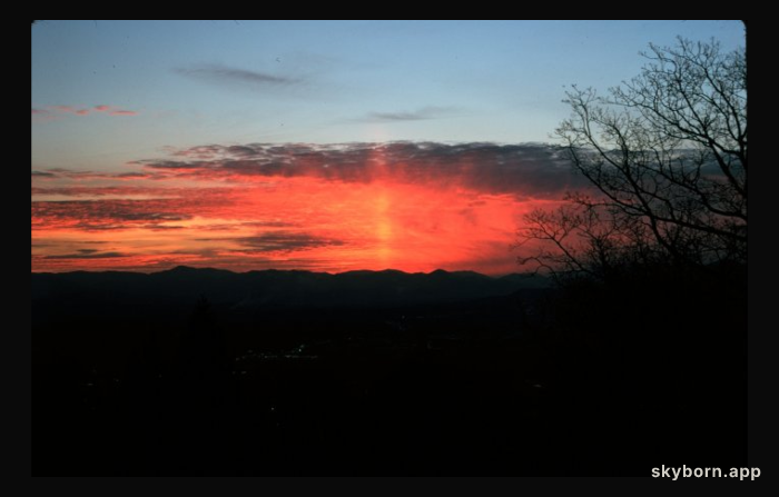 A Sun Pillar