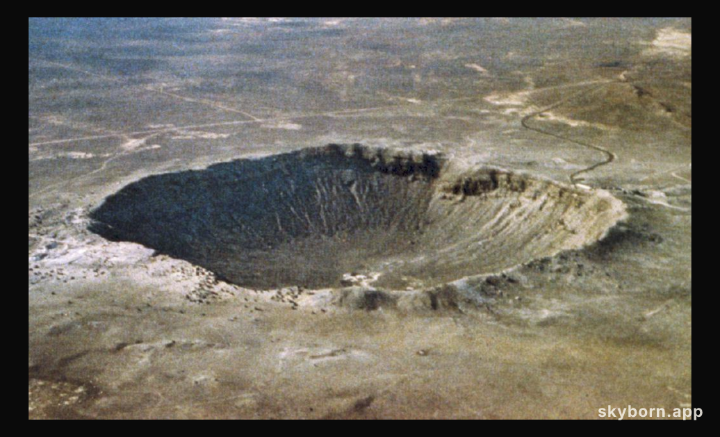 Barringer Crater on Earth