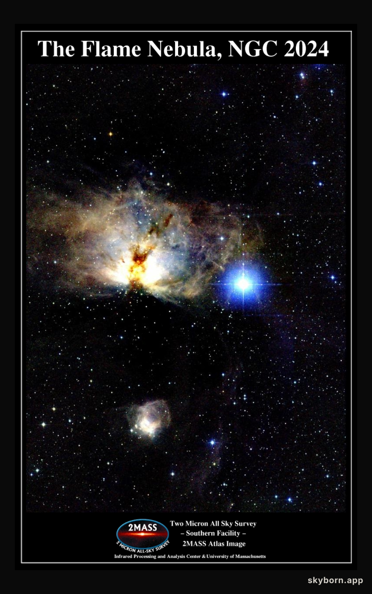 The Flame Nebula in Infrared