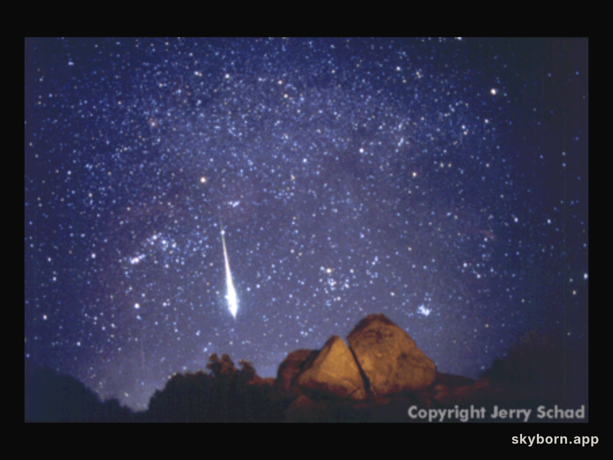 A Meteor Over the Anza-Borrego Desert