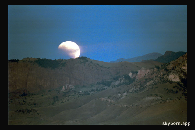 Eclipse Over The Mountain