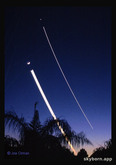 Venus Falls Out of the Evening Sky