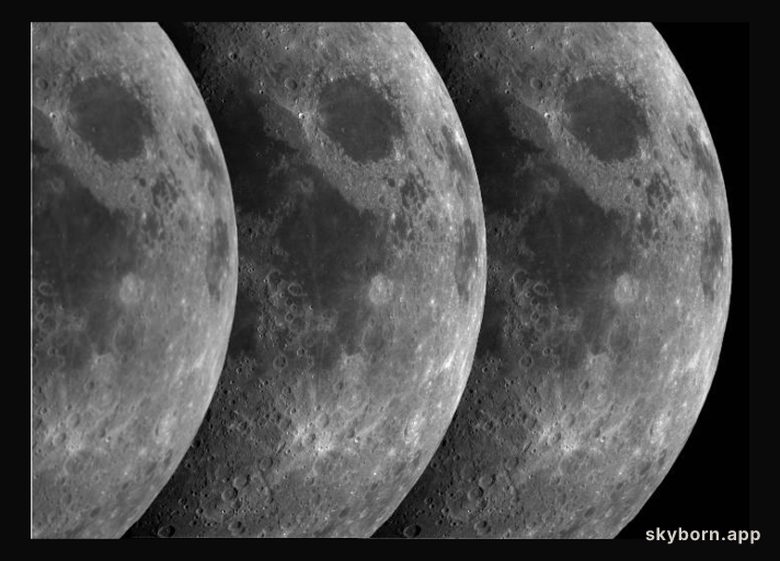 Cassini Images The Moon