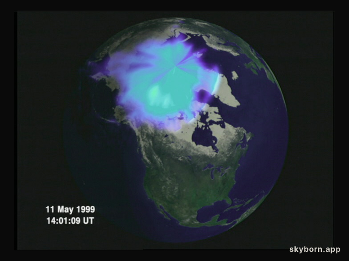 Unusual Aurora During Solar Wind Dropout