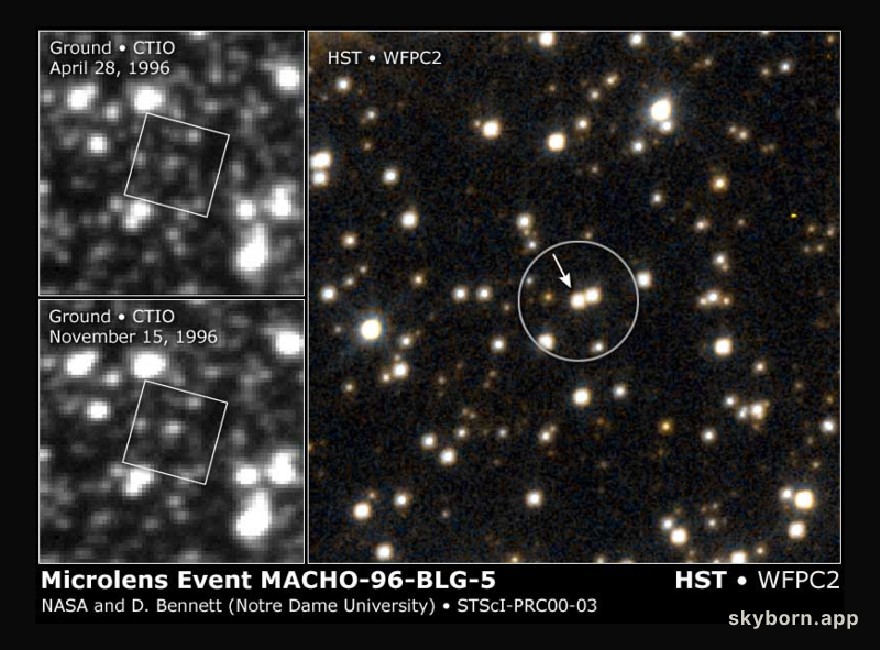 A Big Black Hole Floats By