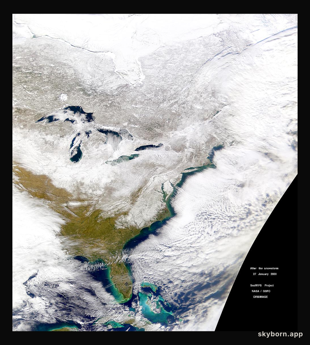 Snowstorm on Planet Earth
