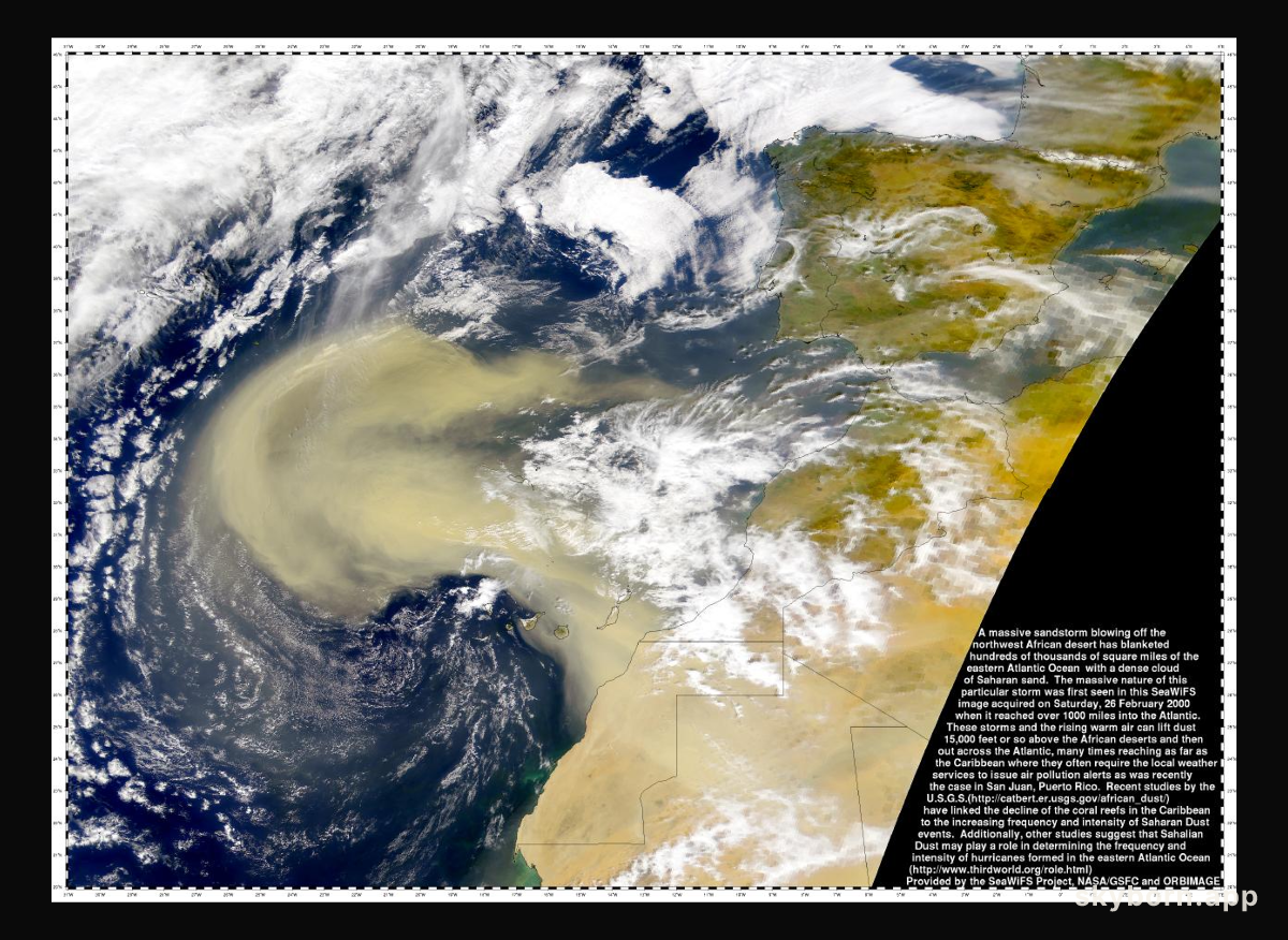 Dust Storm on Planet Earth