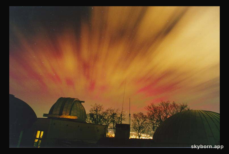 Aurora in Red and Yellow