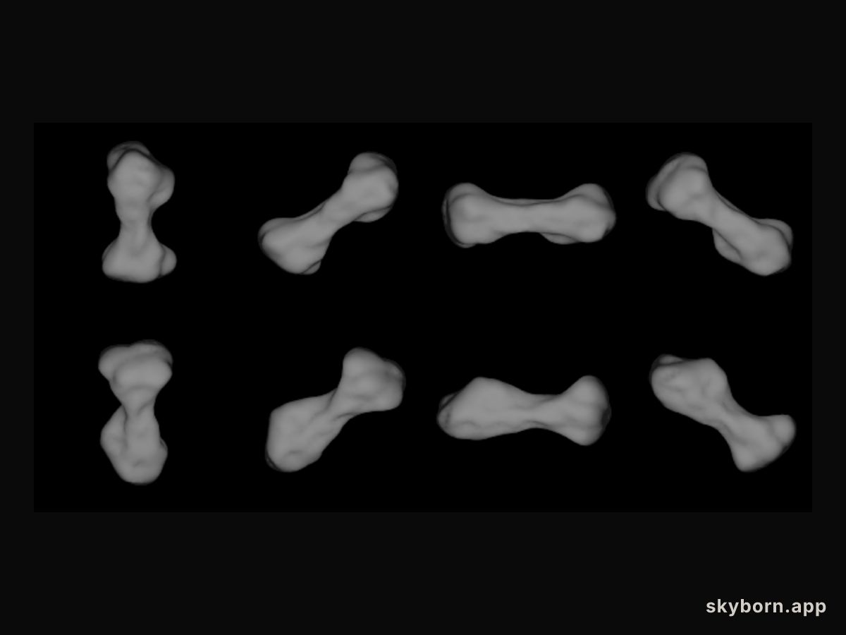 Dog-Bone Shaped Asteroid 216 Kleopatra