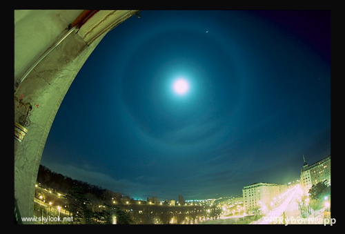 A Halo Around the Moon