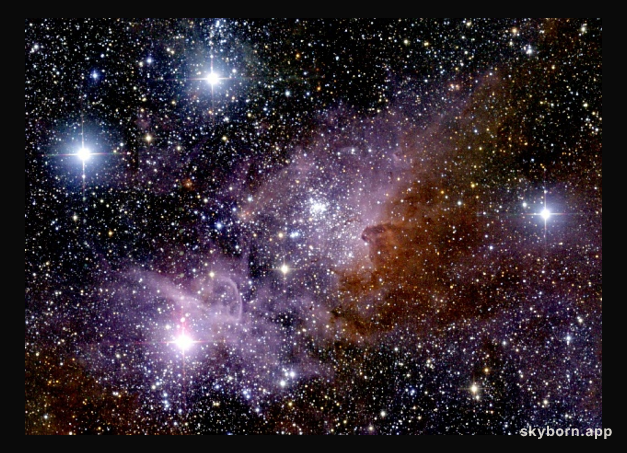 The Carina Nebula in Infrared