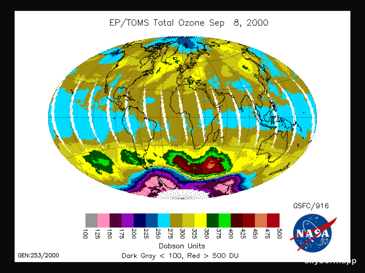Antarctic Ozone Hole Widens