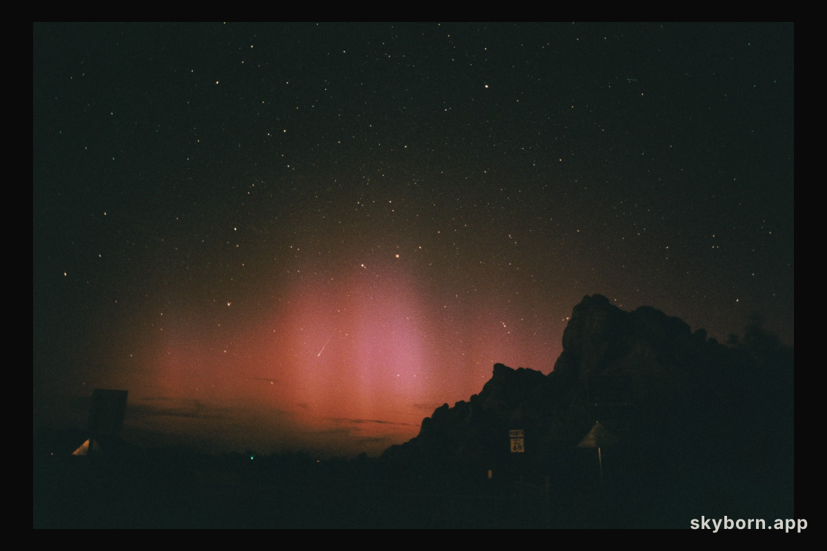 Aurora In West Texas Skies