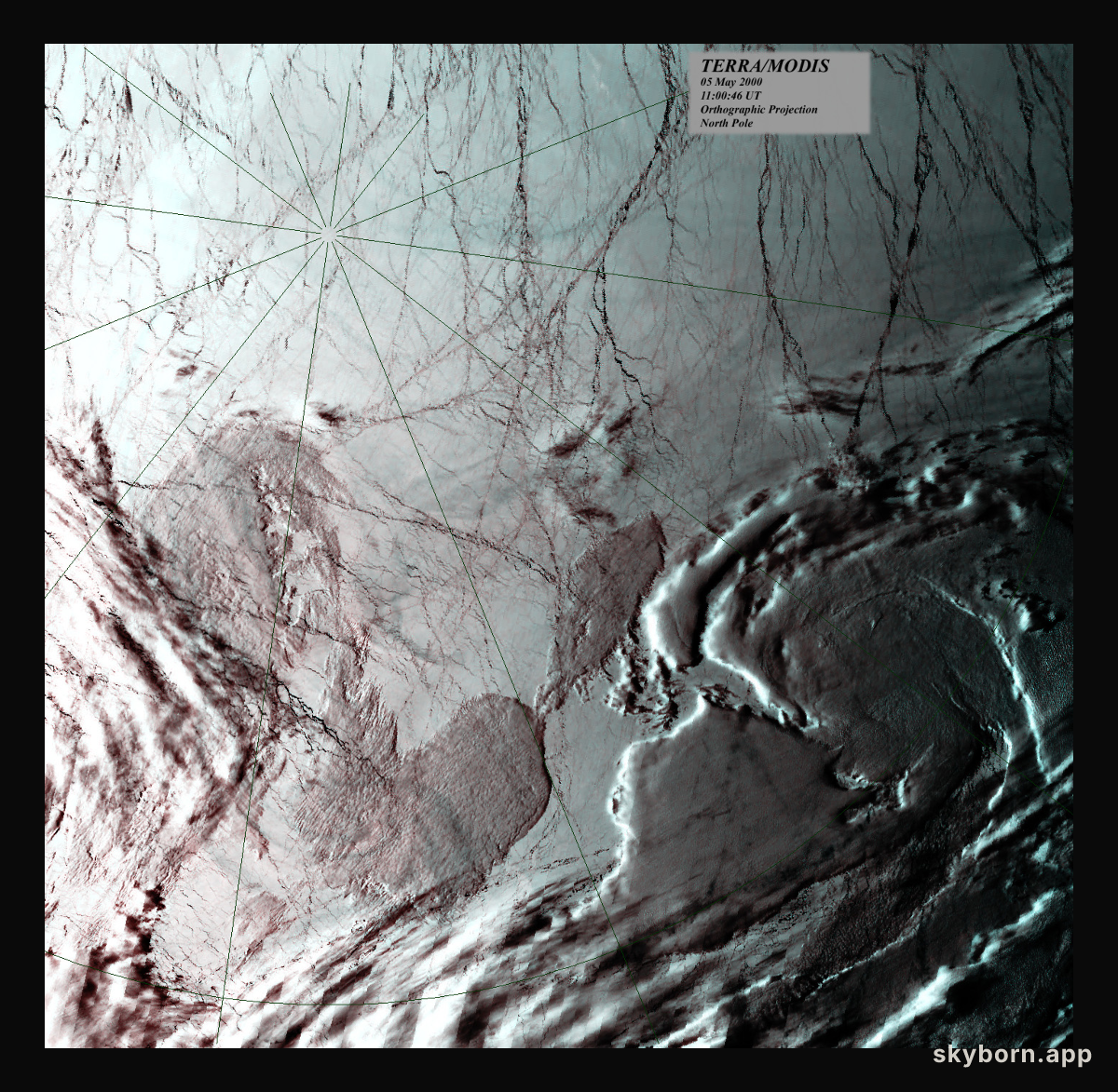 North Pole Below