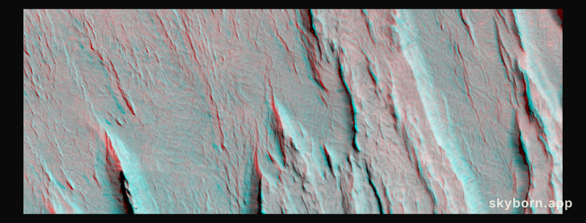 The Yardangs Of Mars