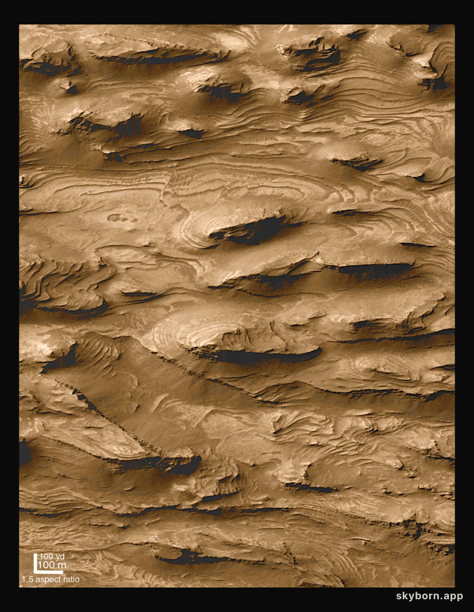 Layered Mars: An Ancient Water World?