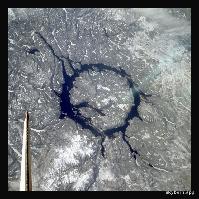Manicouagan Impact Crater on Earth