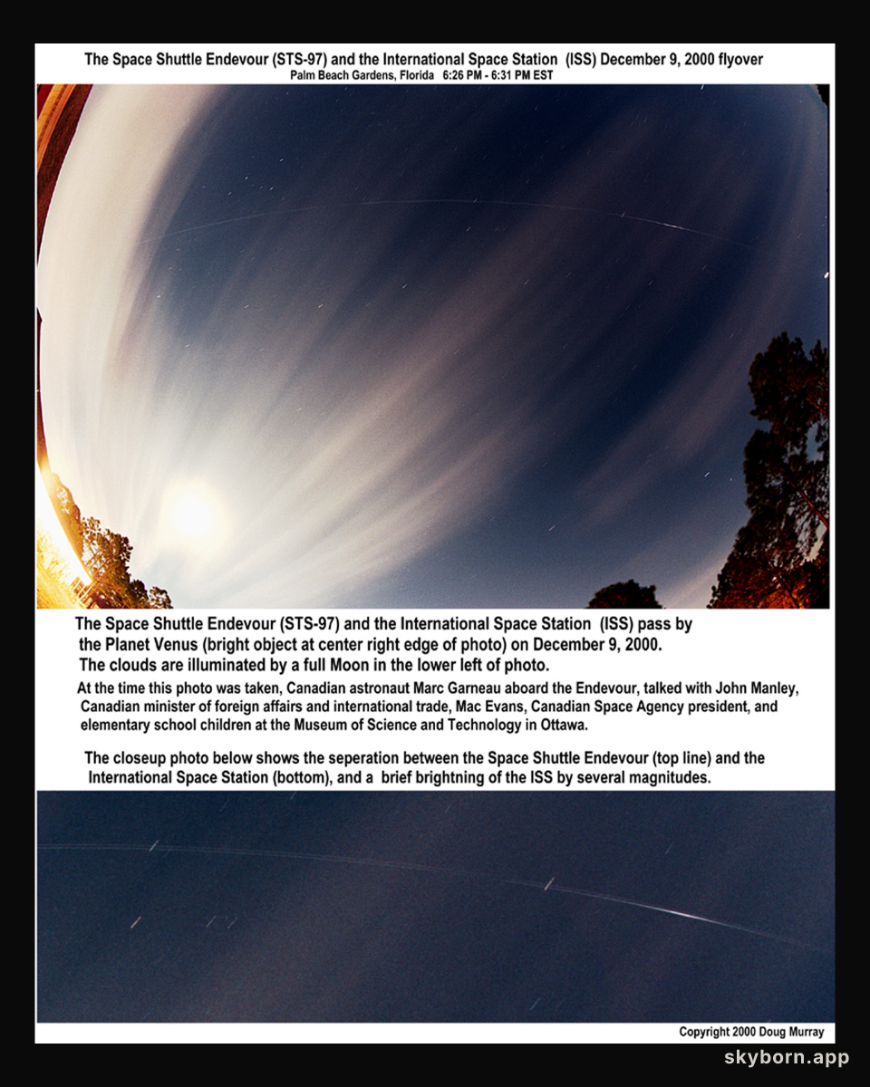 International Space Station Trail