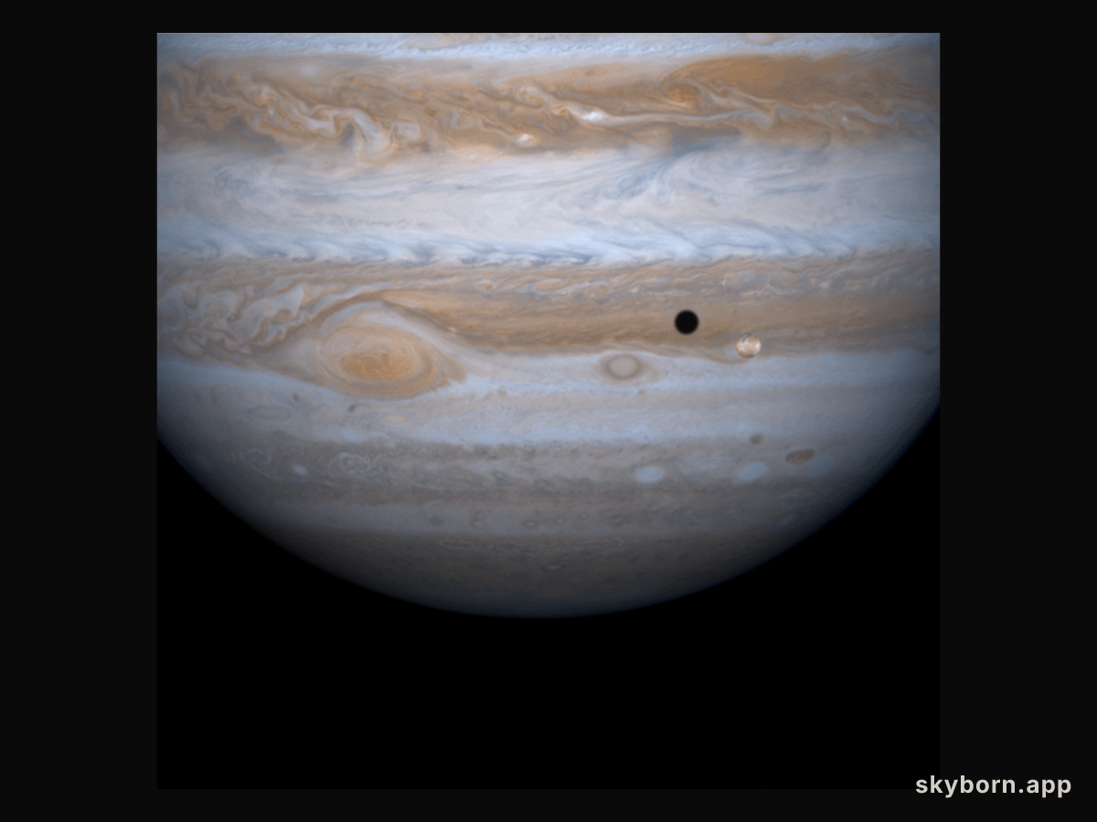 Jupiter, Io, and Shadow